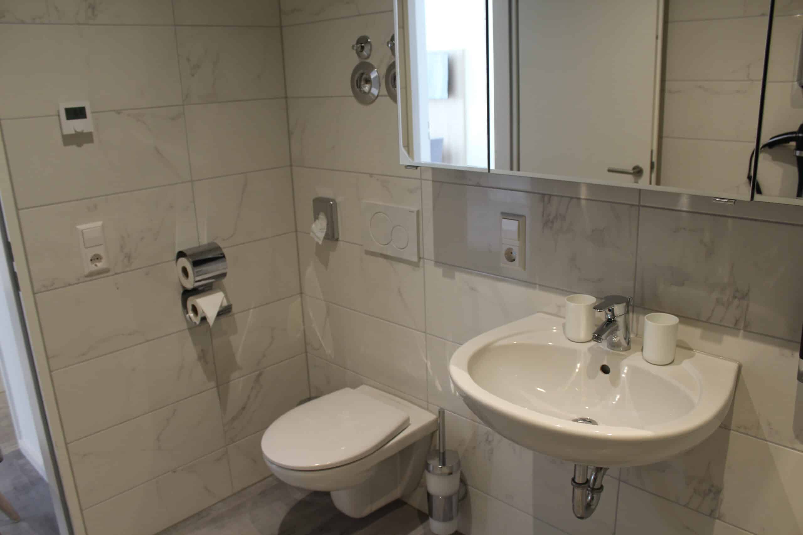Badezimmer Suite Hotel Lumi Freiburg